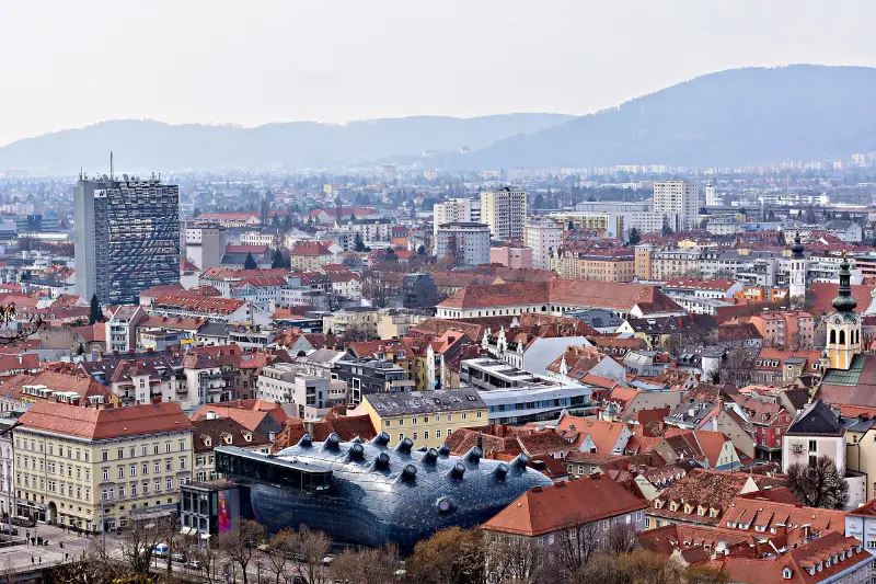 In der Altstadt von Graz keine Parkmöglichkeiten