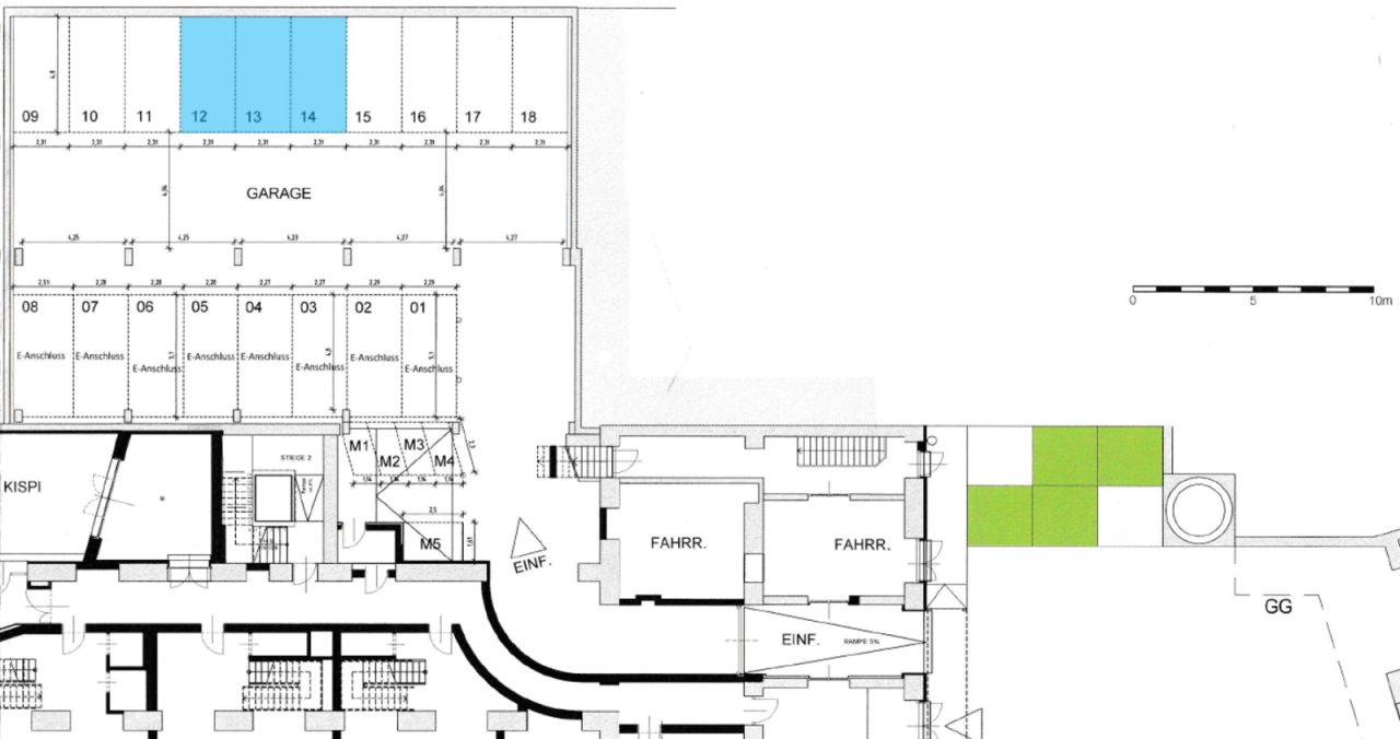 Vermietung Garagenstellplätze 3. Bezirk nahe Wien Mitte