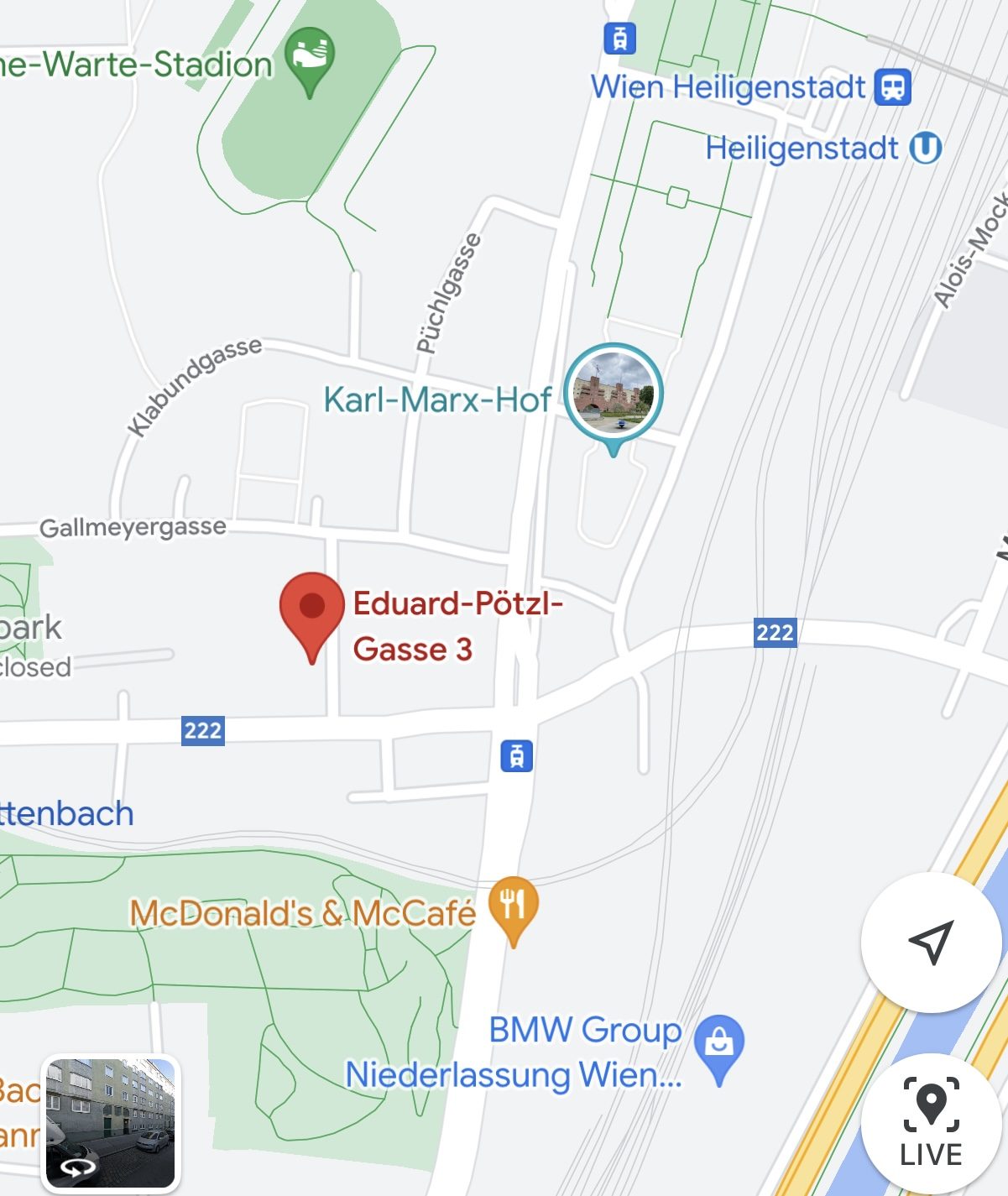 :  Überdachter Garagenplatz 1190 – Nähe U4 Heiligenstadt, KEIN Stapelparker